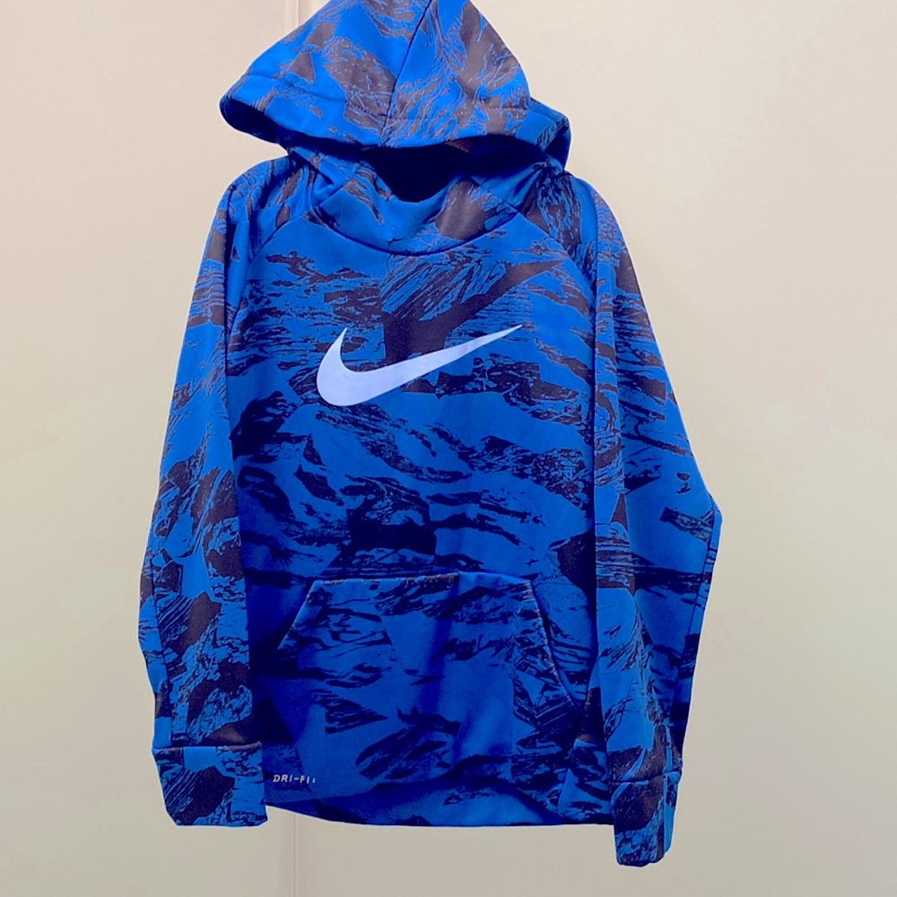 Kids size 7 L Nike Dri-Fit pullover hoodie